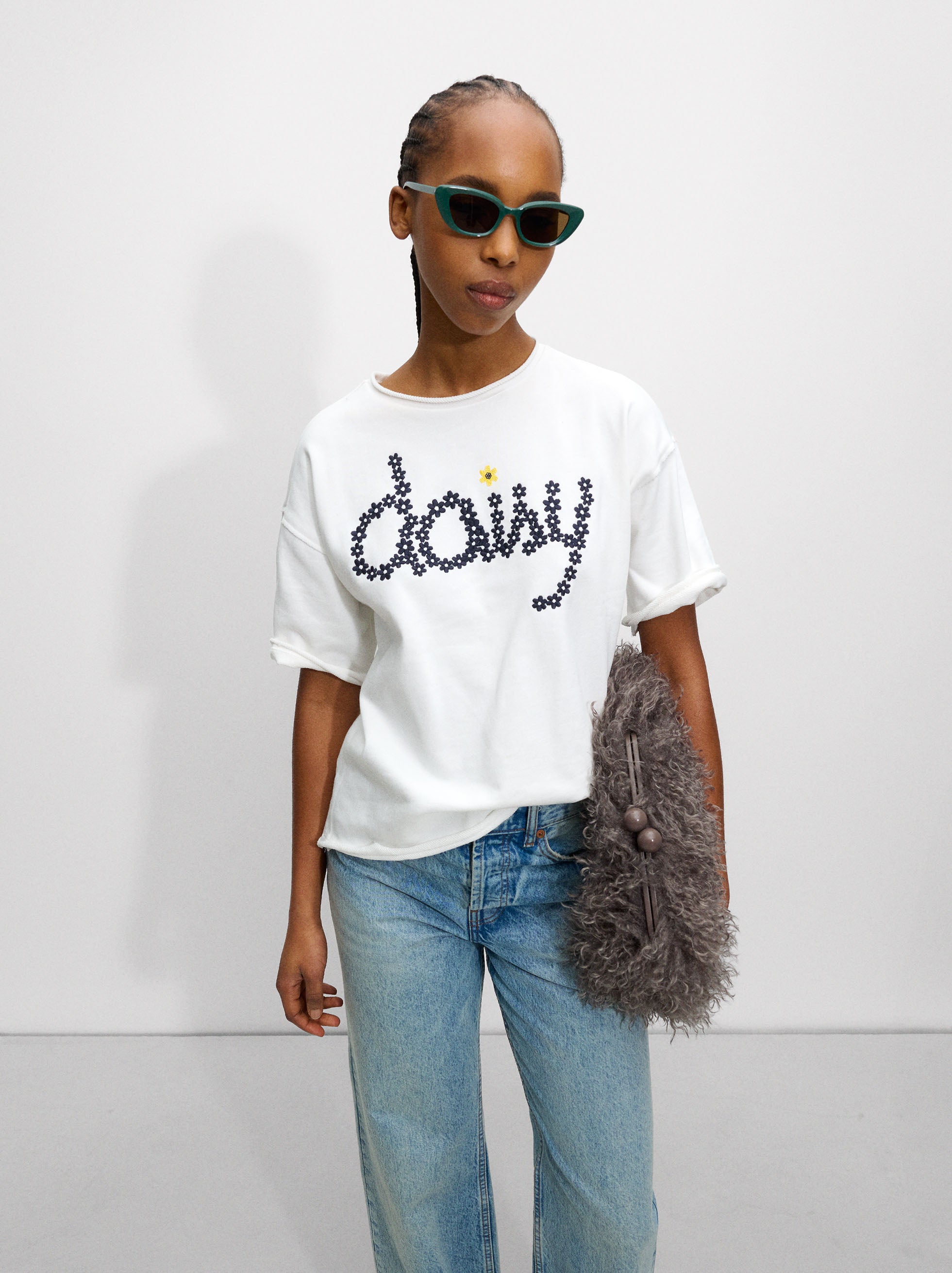 Camiseta Con Bordado