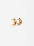 Aretes Abiertos Con Piedras