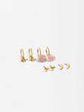 Set De Aretes Con Piedras