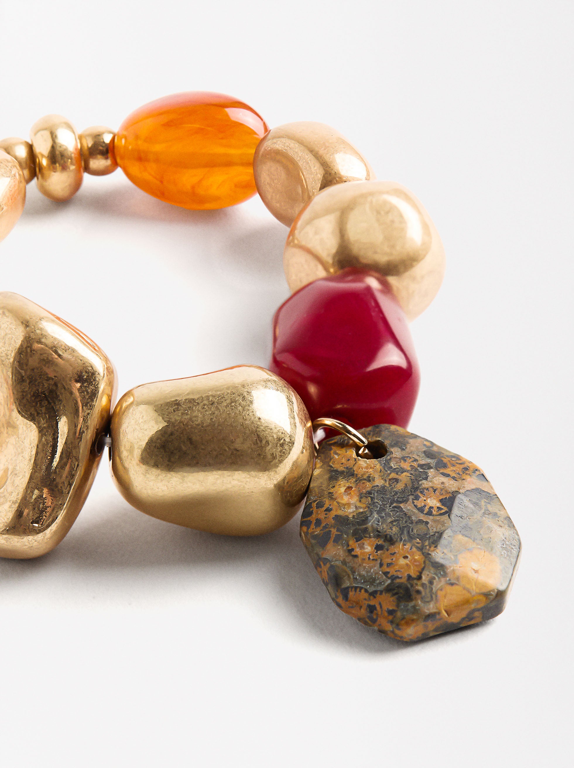 Pulsera Elástica Efecto Piedra
