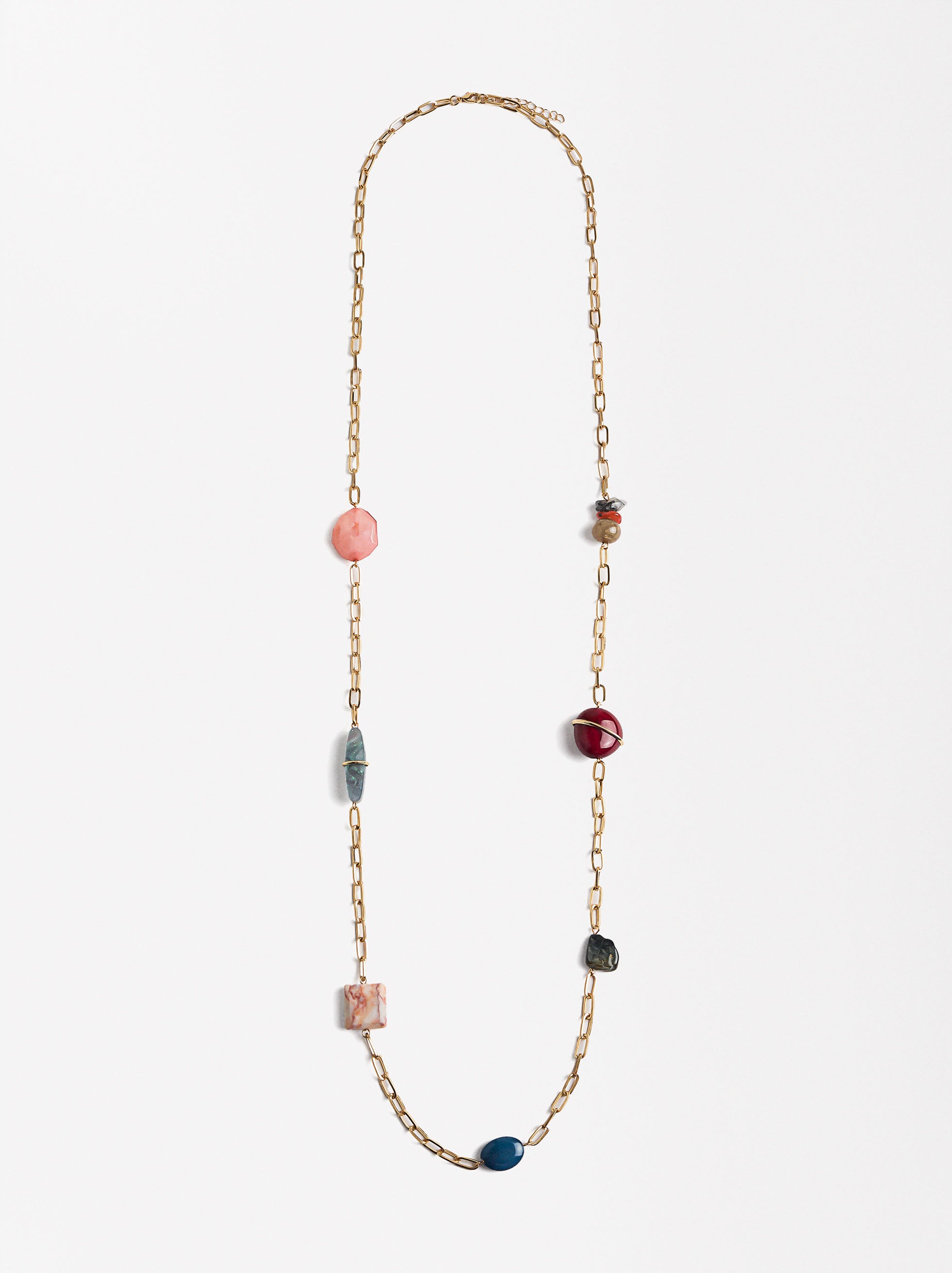 Collar Largo De Eslabones