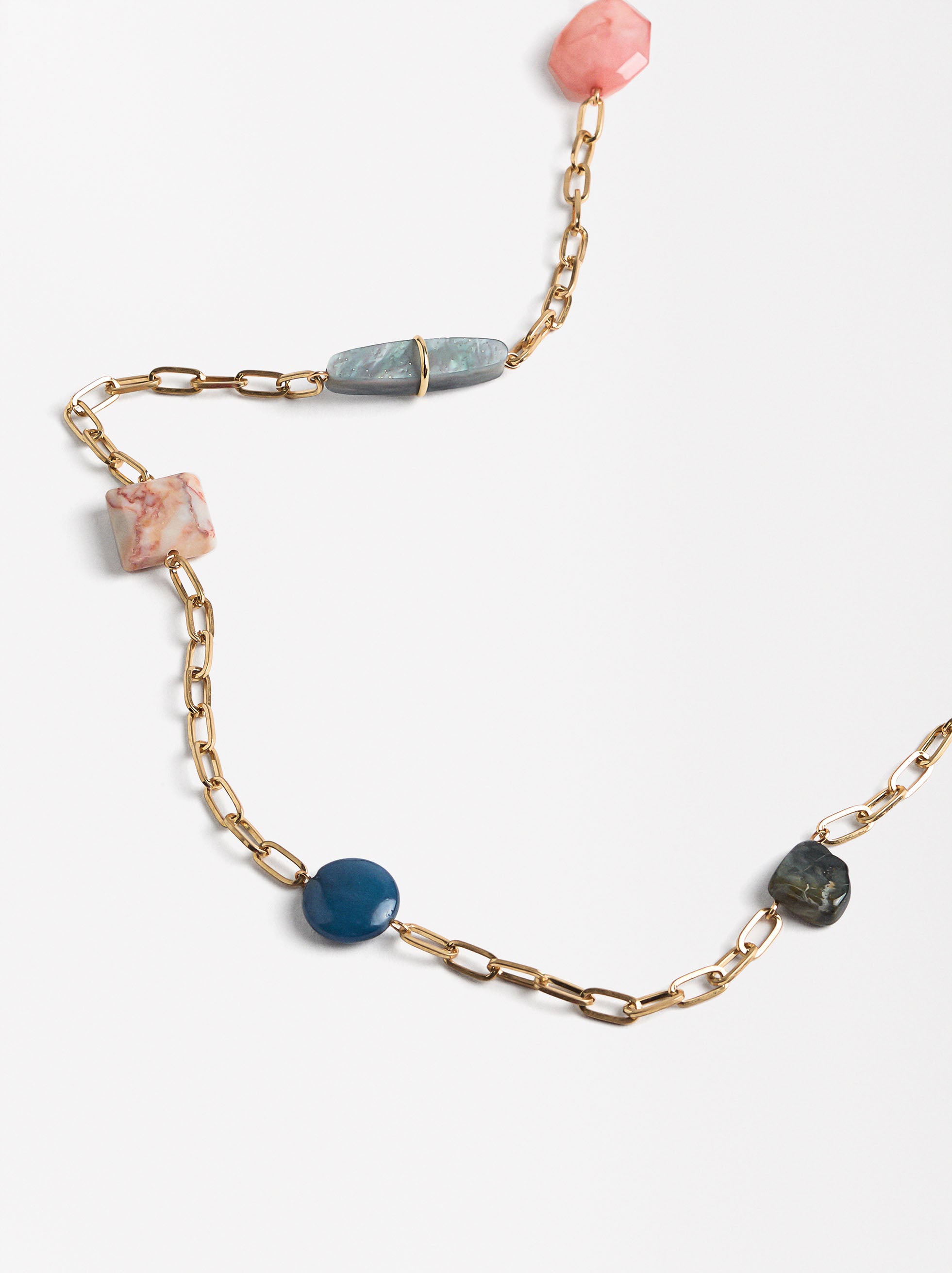 Collar Largo De Eslabones