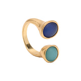Anillo Abierto Con Detalles De Color