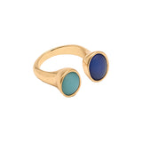 Anillo Abierto Con Detalles De Color