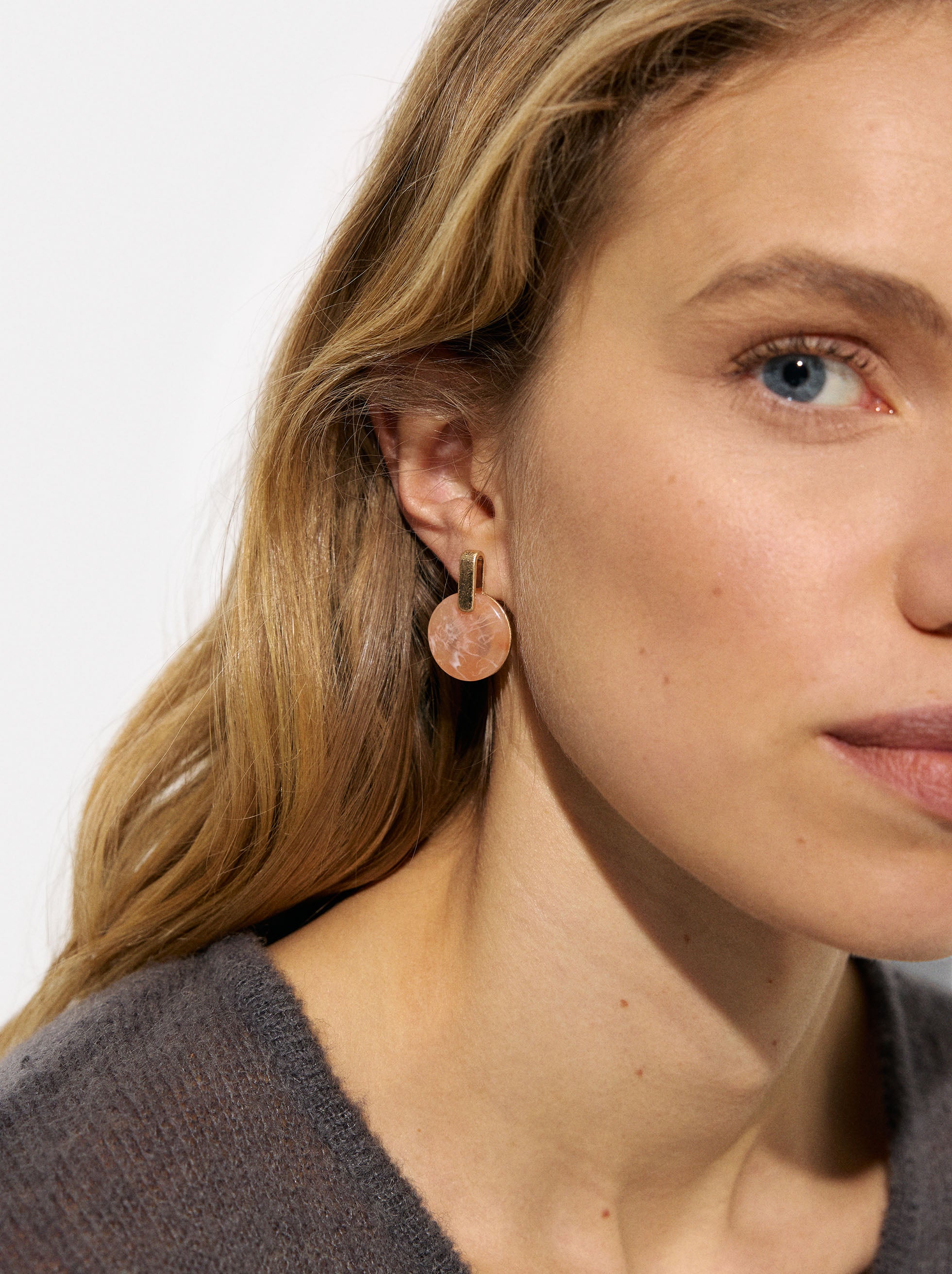 Aretes Redondos Perlados