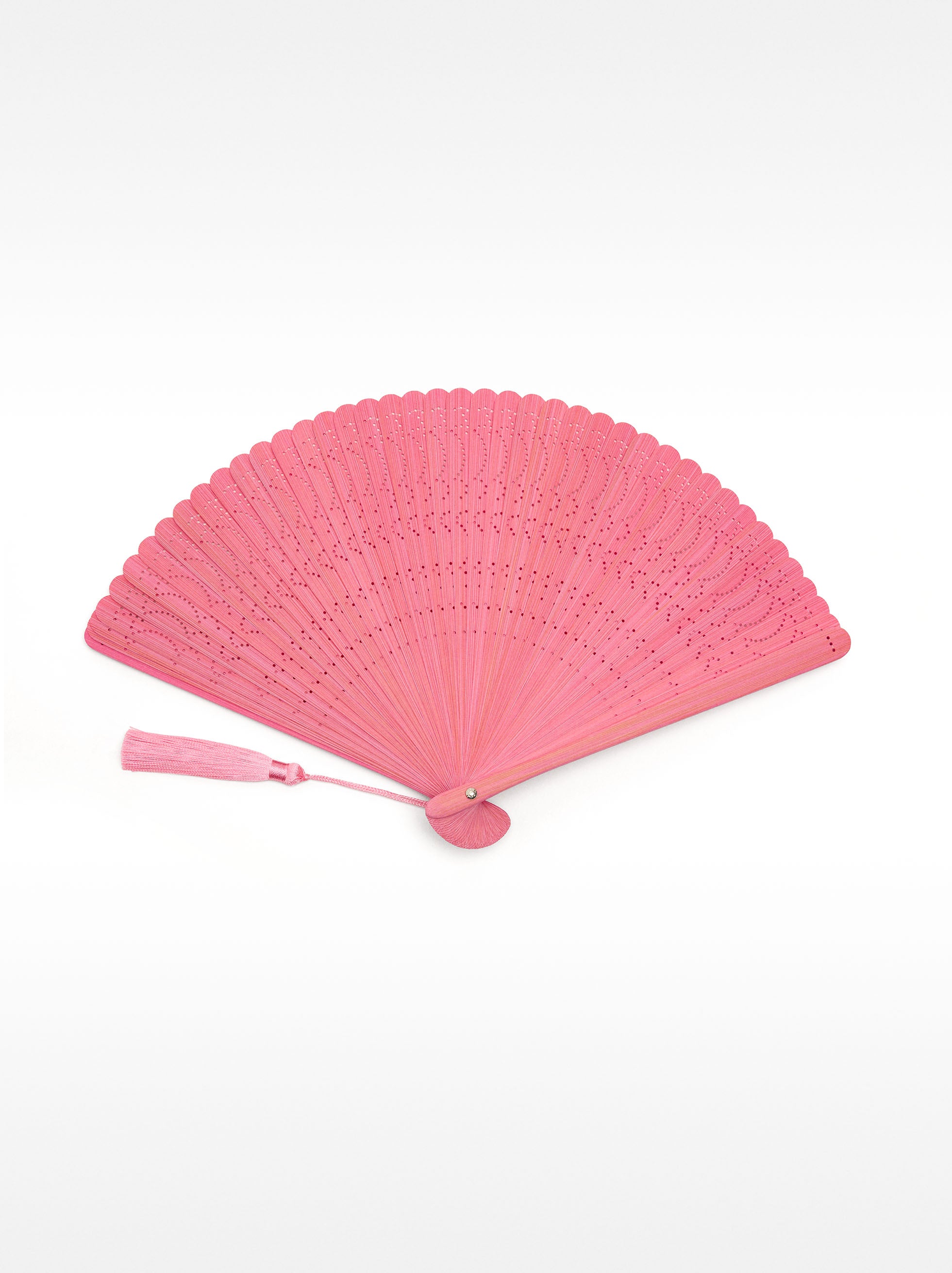 Abanico Bambú Con Perforado