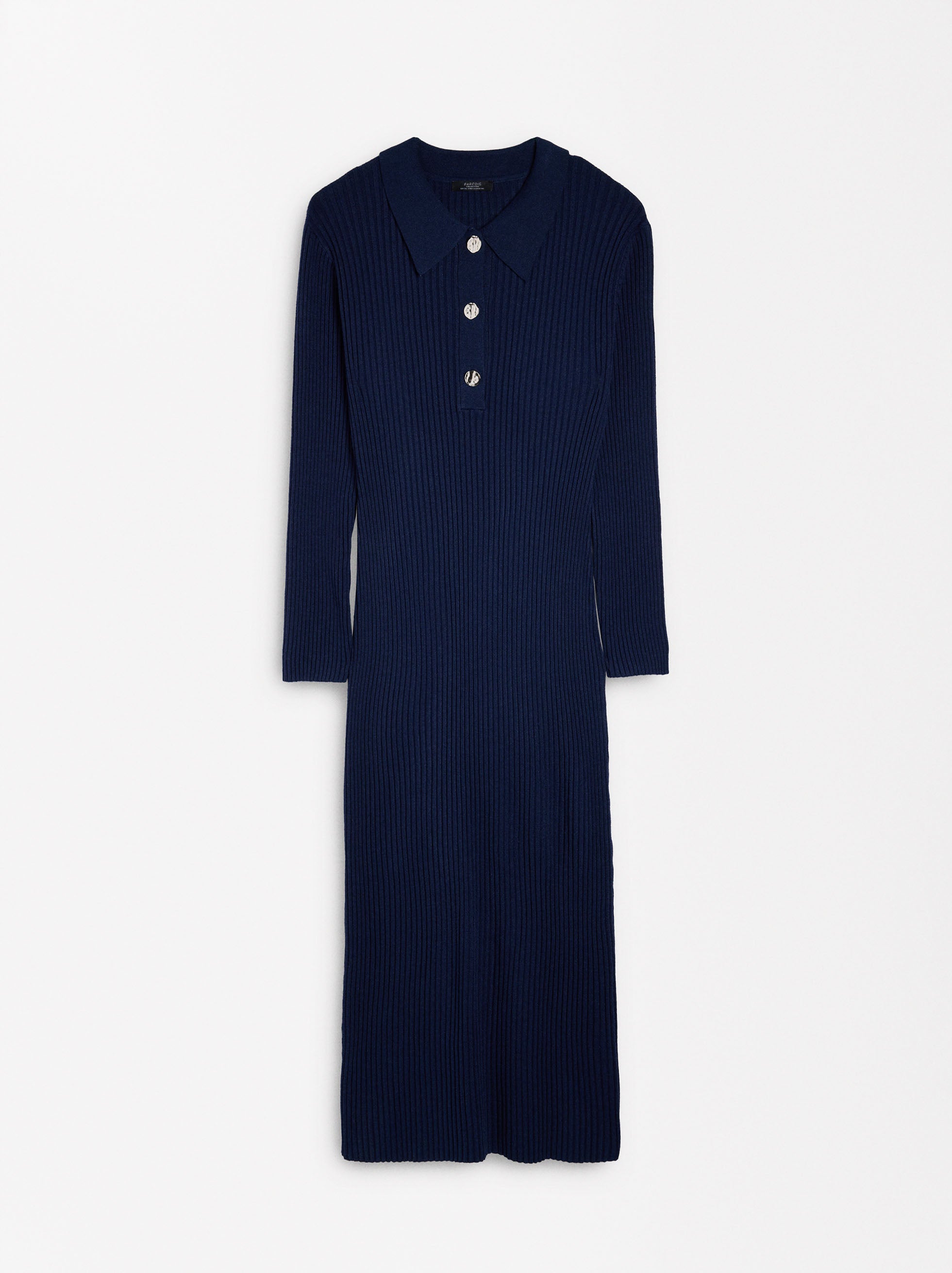 Vestido De Punto A Rayas