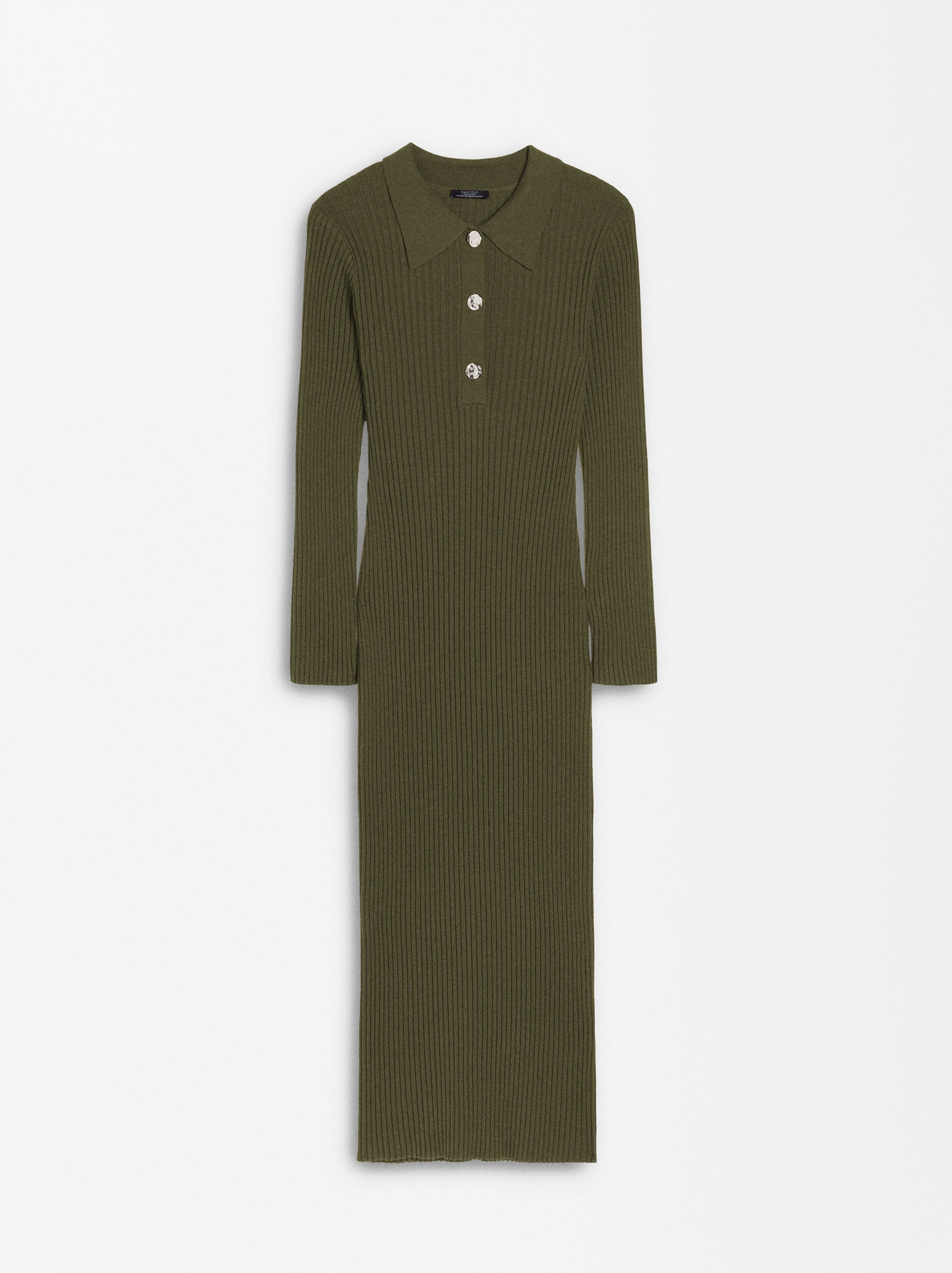 Vestido De Punto Canalado