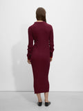 Vestido De Punto Canalado