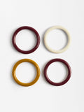 Set De Pulseras De Rayas