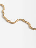 Collar Corto Con Cadena De Serpiente