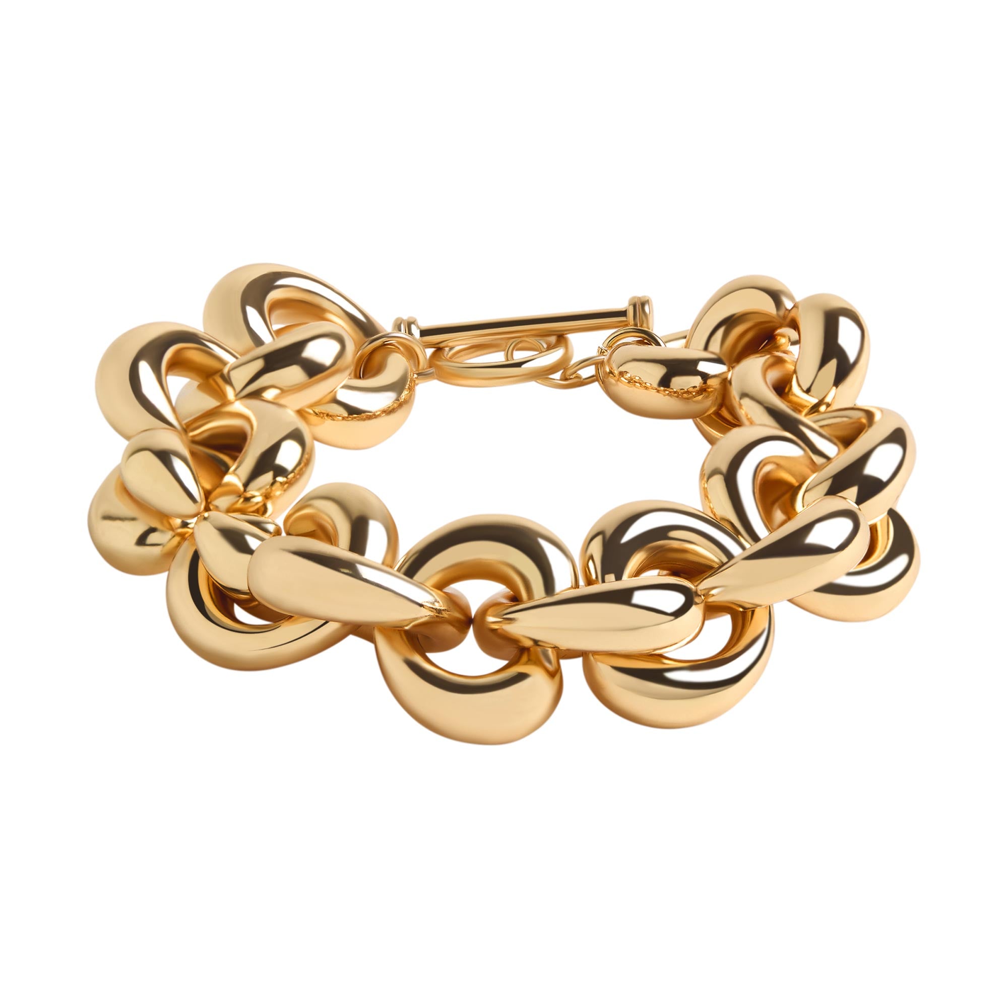 Pulsera De Eslabones Cruzados
