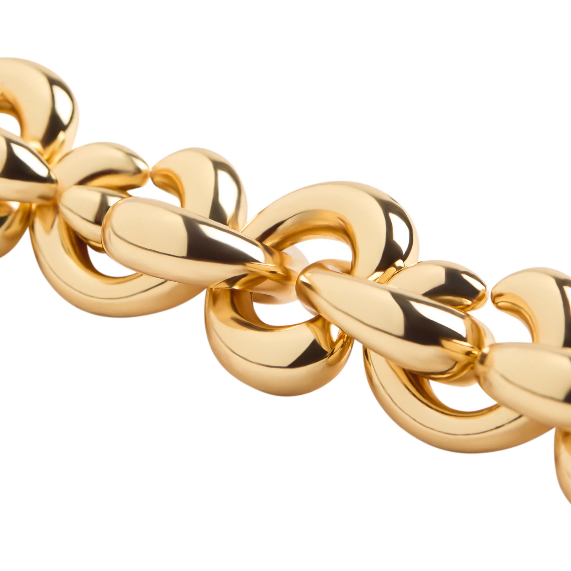 Pulsera De Eslabones Cruzados