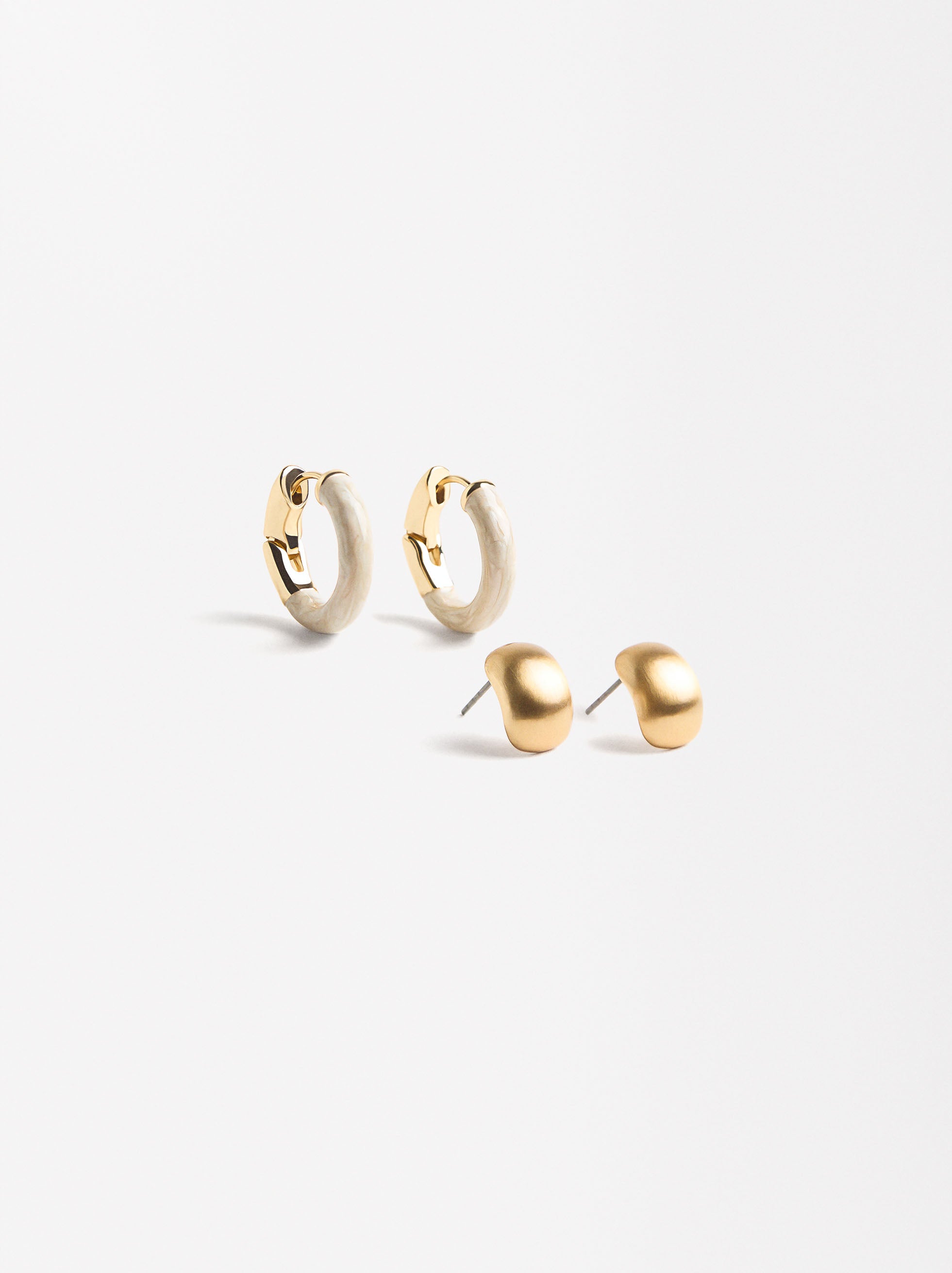 Conjunto De Pendientes Esmaltados