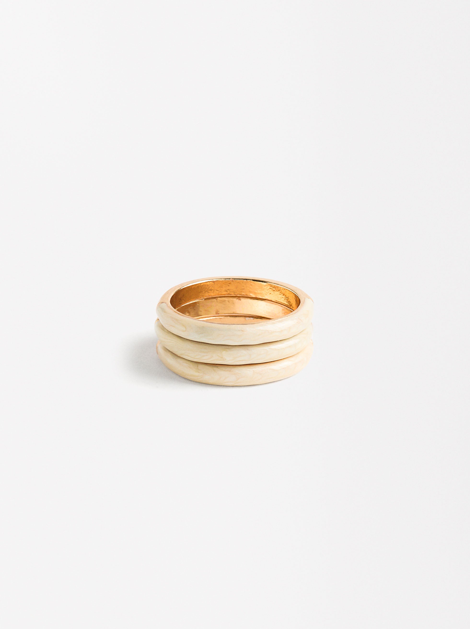 Set De Anillos Esmaltados