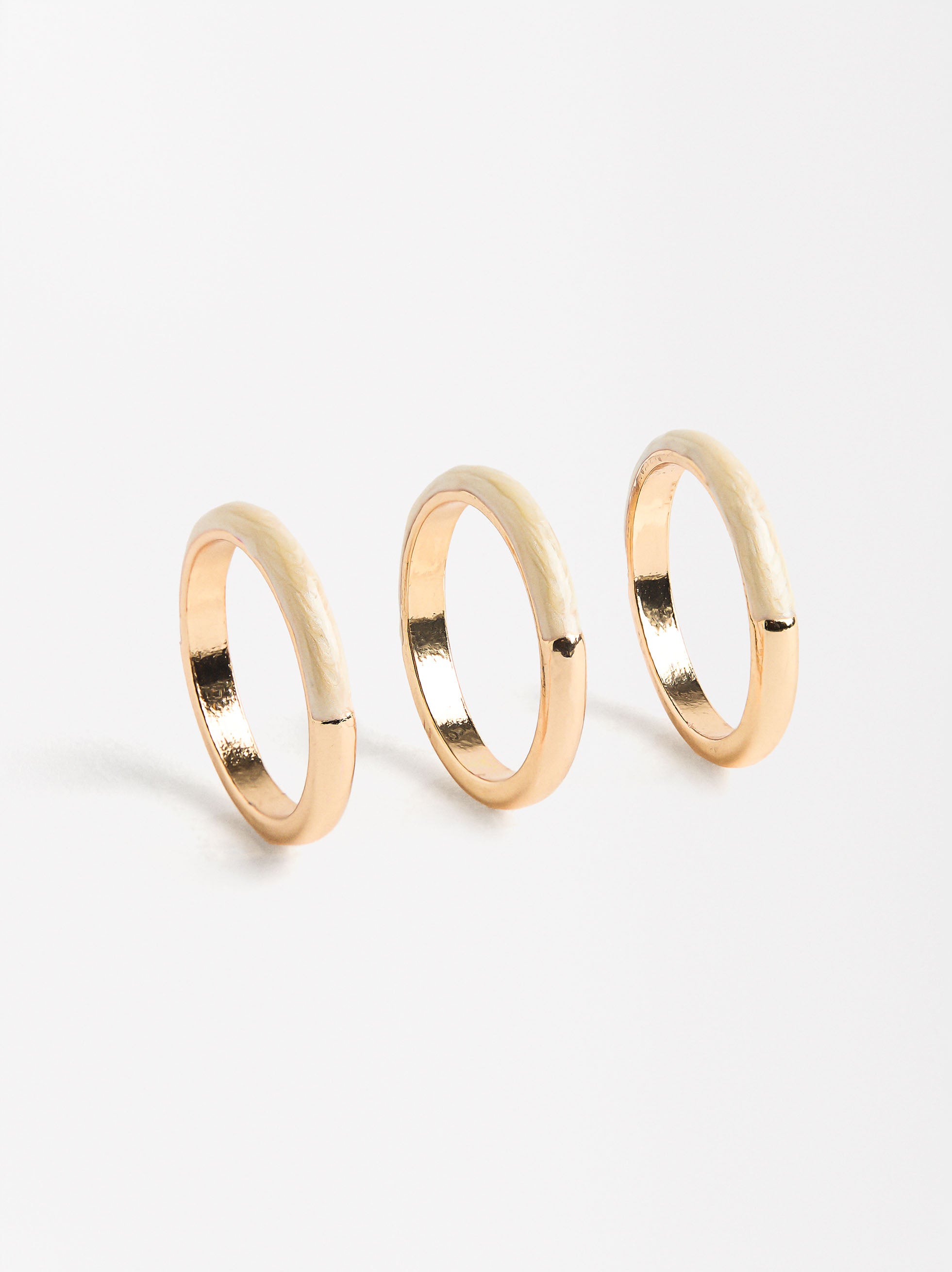 Set De Anillos Esmaltados