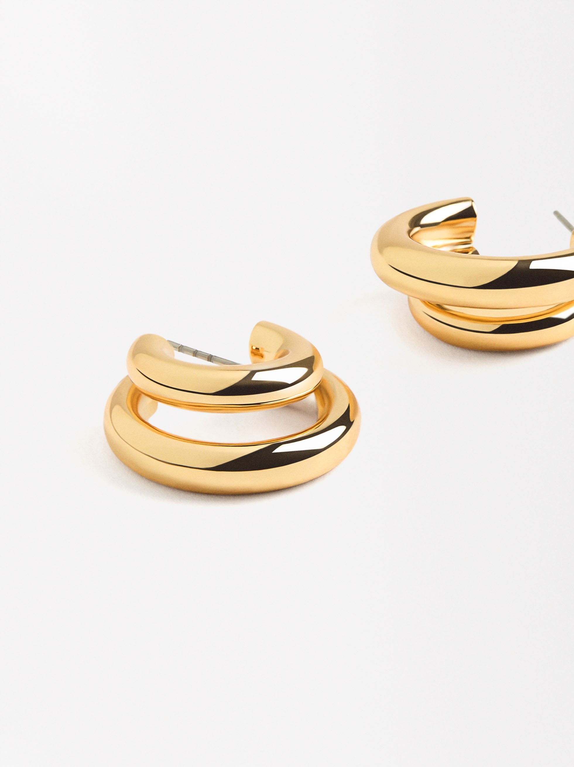 Aretes Efecto Doble