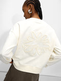 Sudadera Con Flor