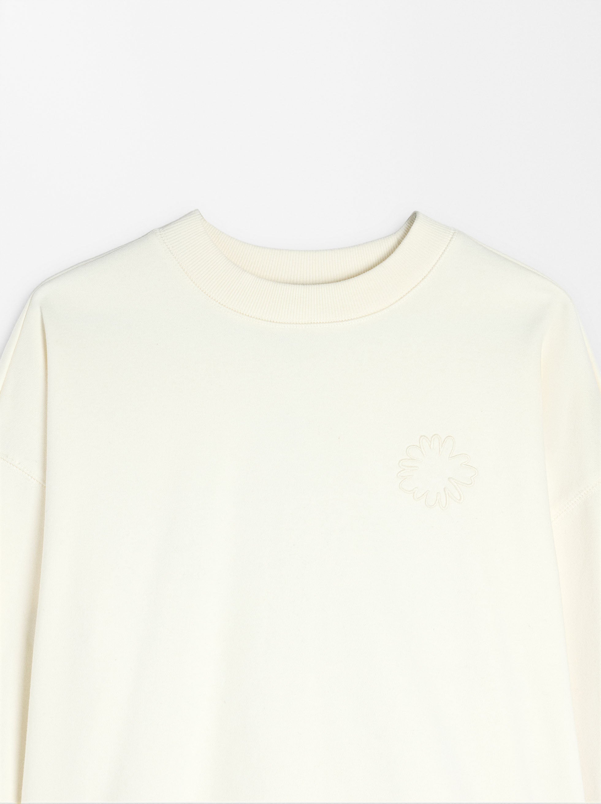 Sudadera Con Flor