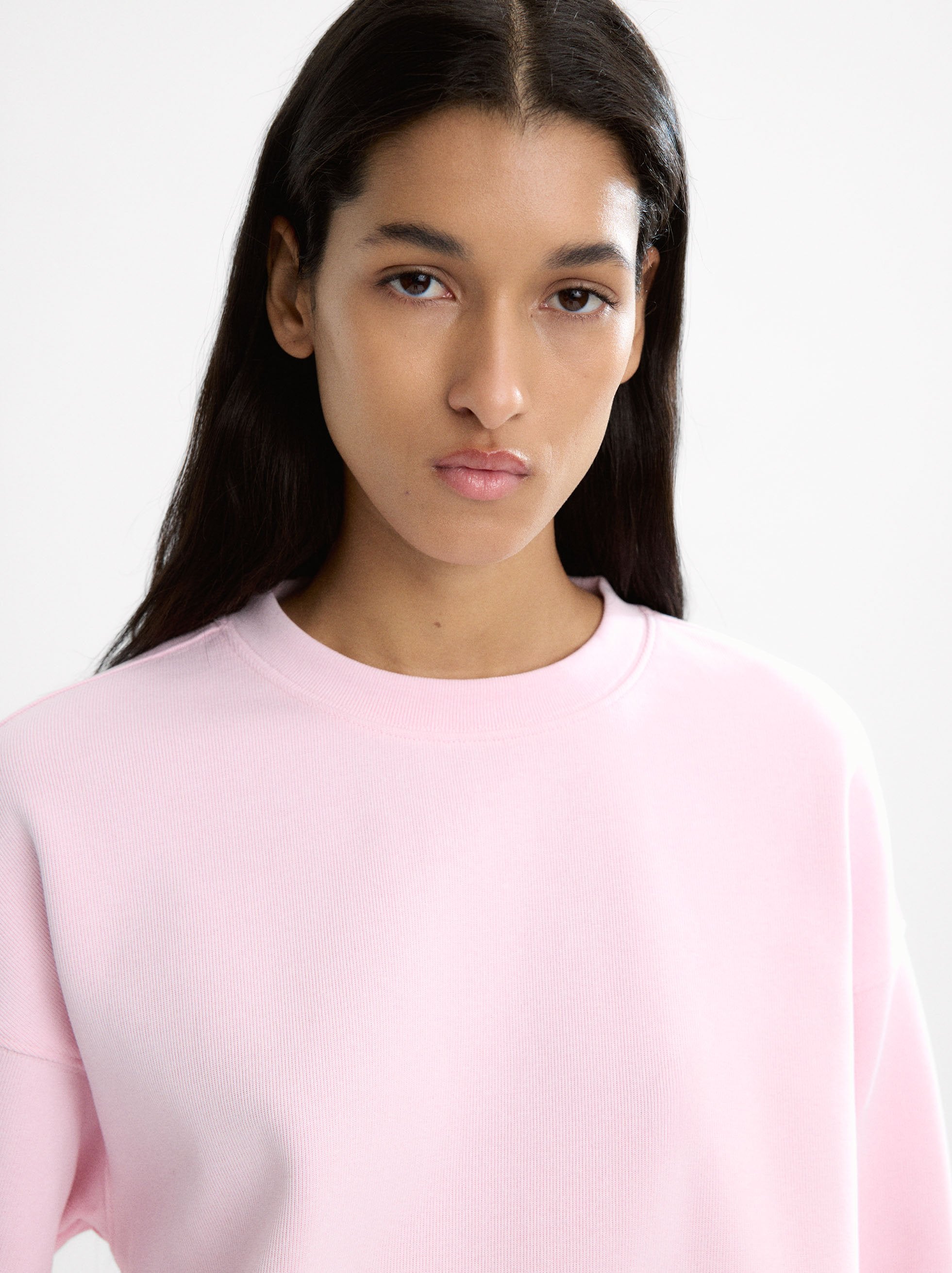 Sudadera De Algodón Con Aplique