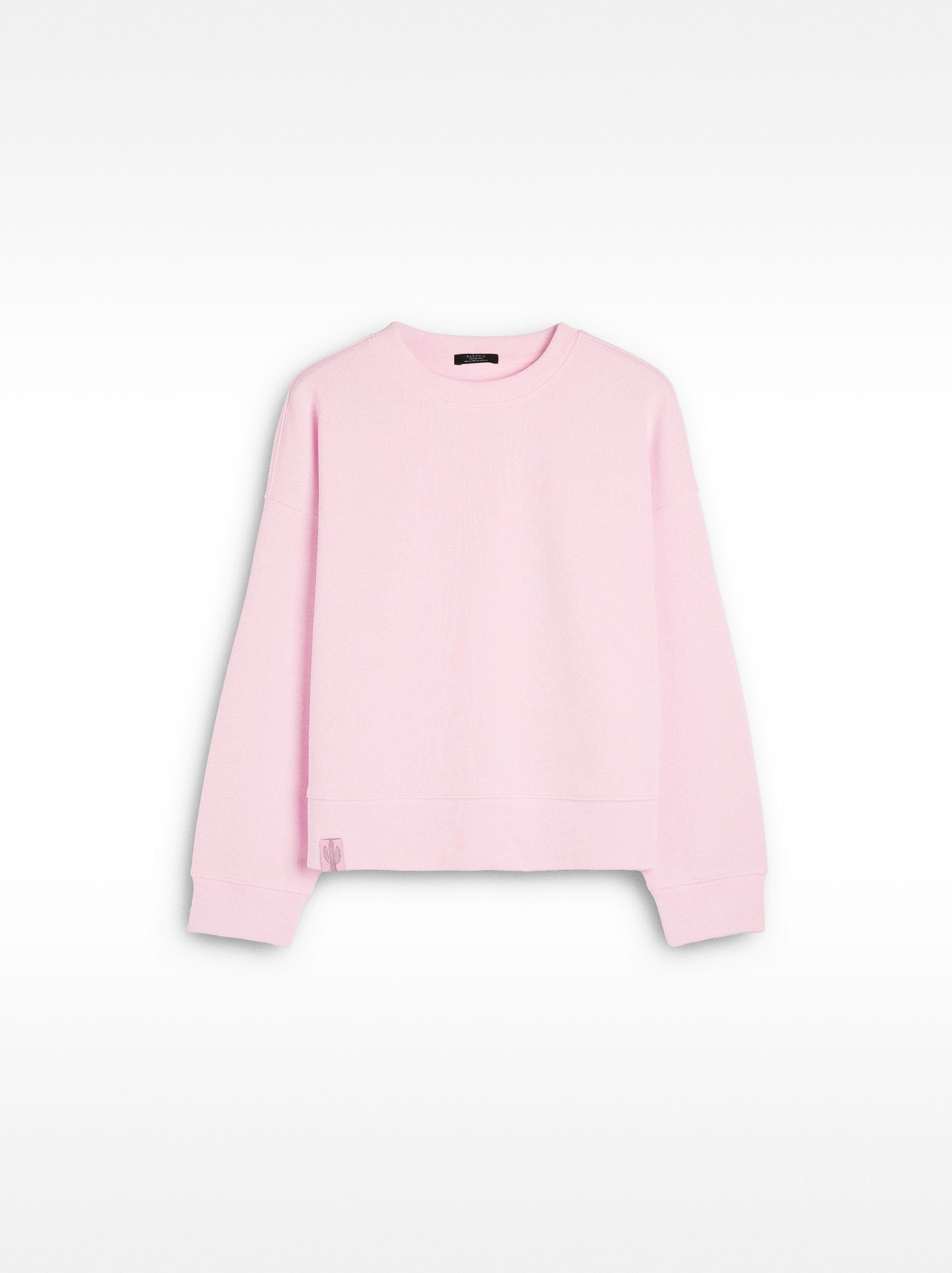 Sudadera De Algodón Con Aplique