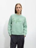 Sudadera De Algodón Con Aplique