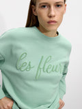 Sudadera De Algodón Con Aplique