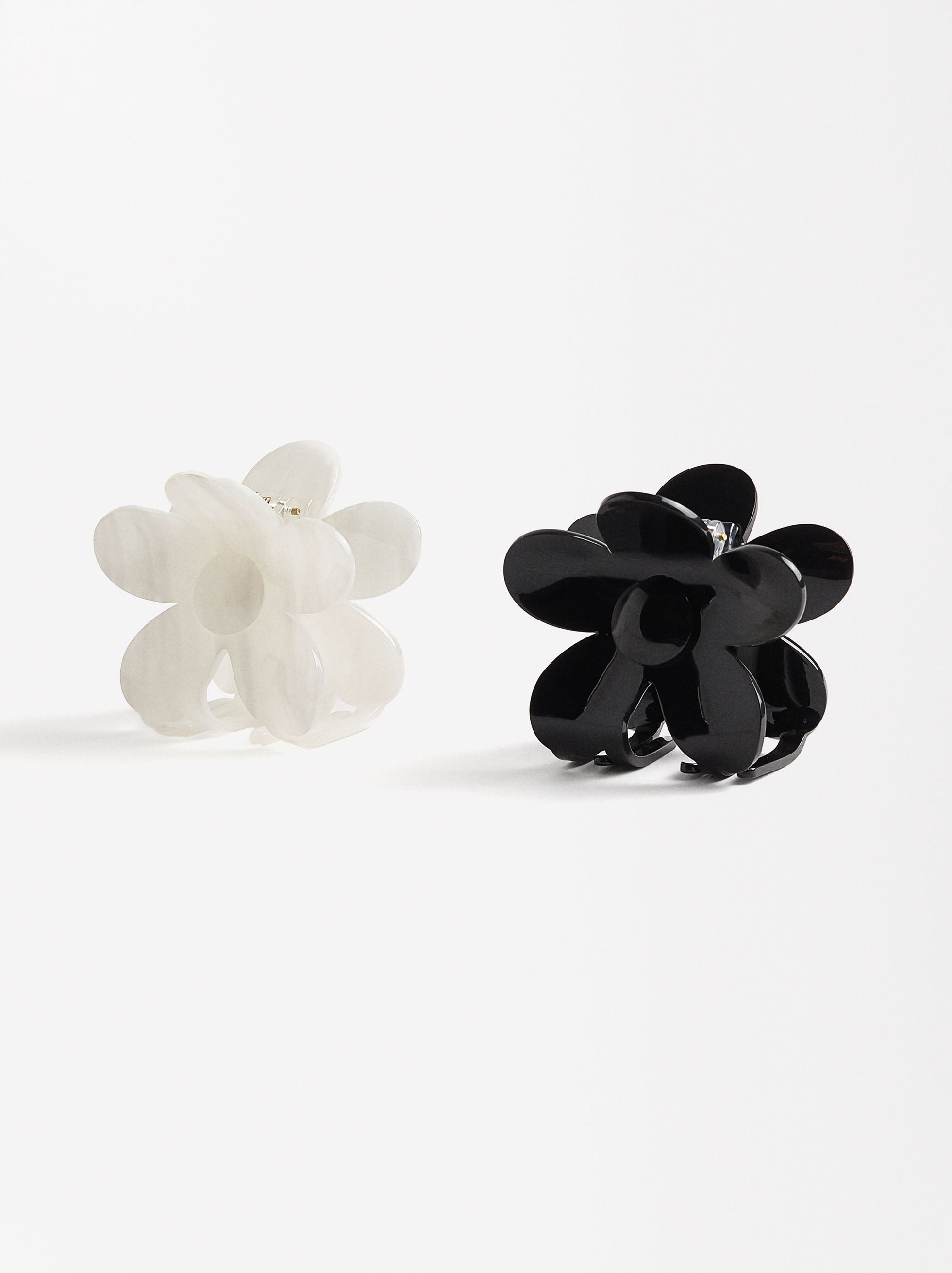 Ganchitos Para Pelo Con Flor De Resina