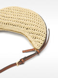 Bolso De Hombro Hobo Efecto Rafia