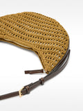 Bolso De Hombro Hobo Efecto Rafia