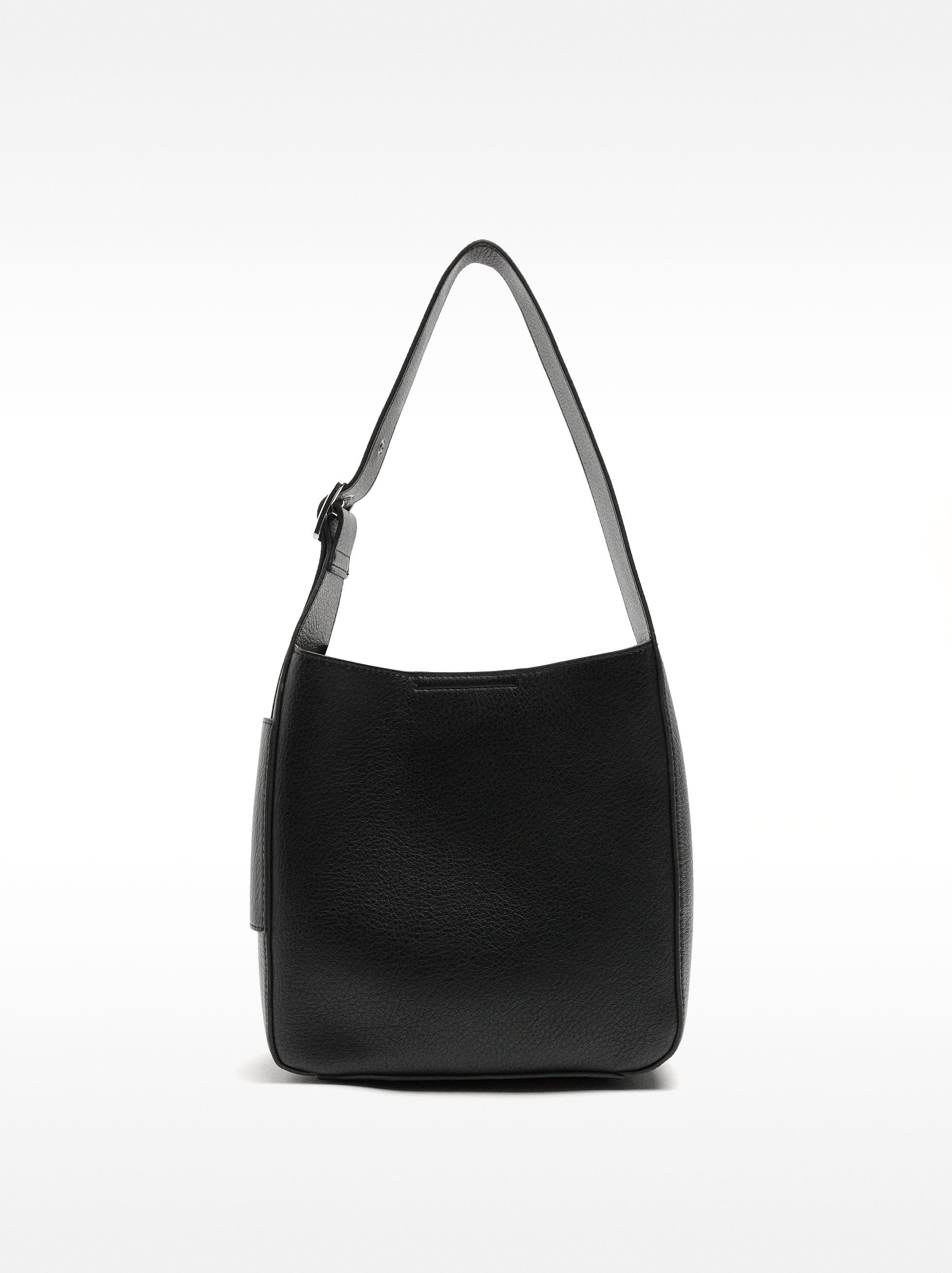 Cartera De Hombro Con Textura