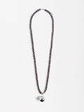 Collar De Cuentas Con Pendiente Esfera