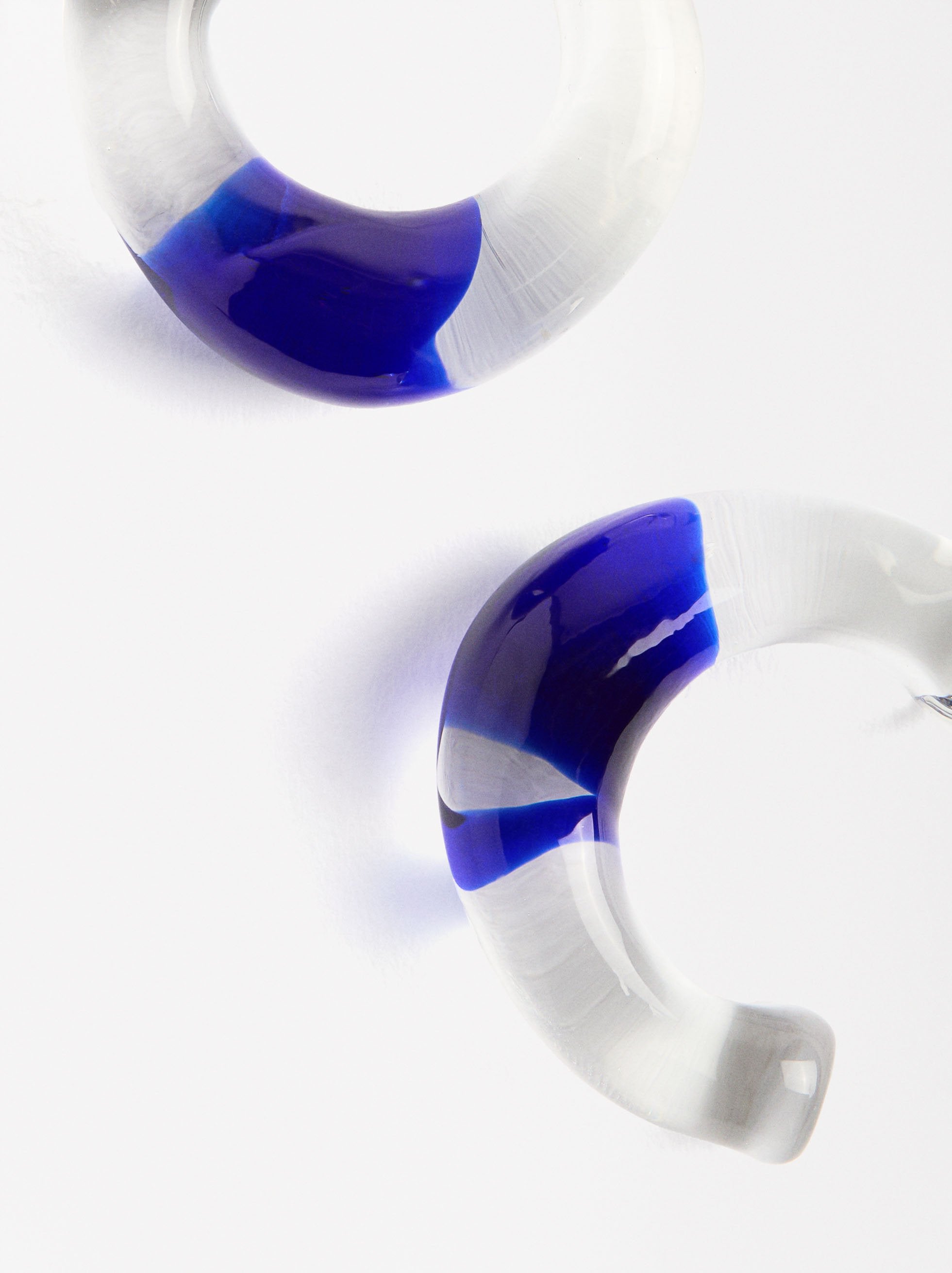 Aretes Abiertas Bicolor