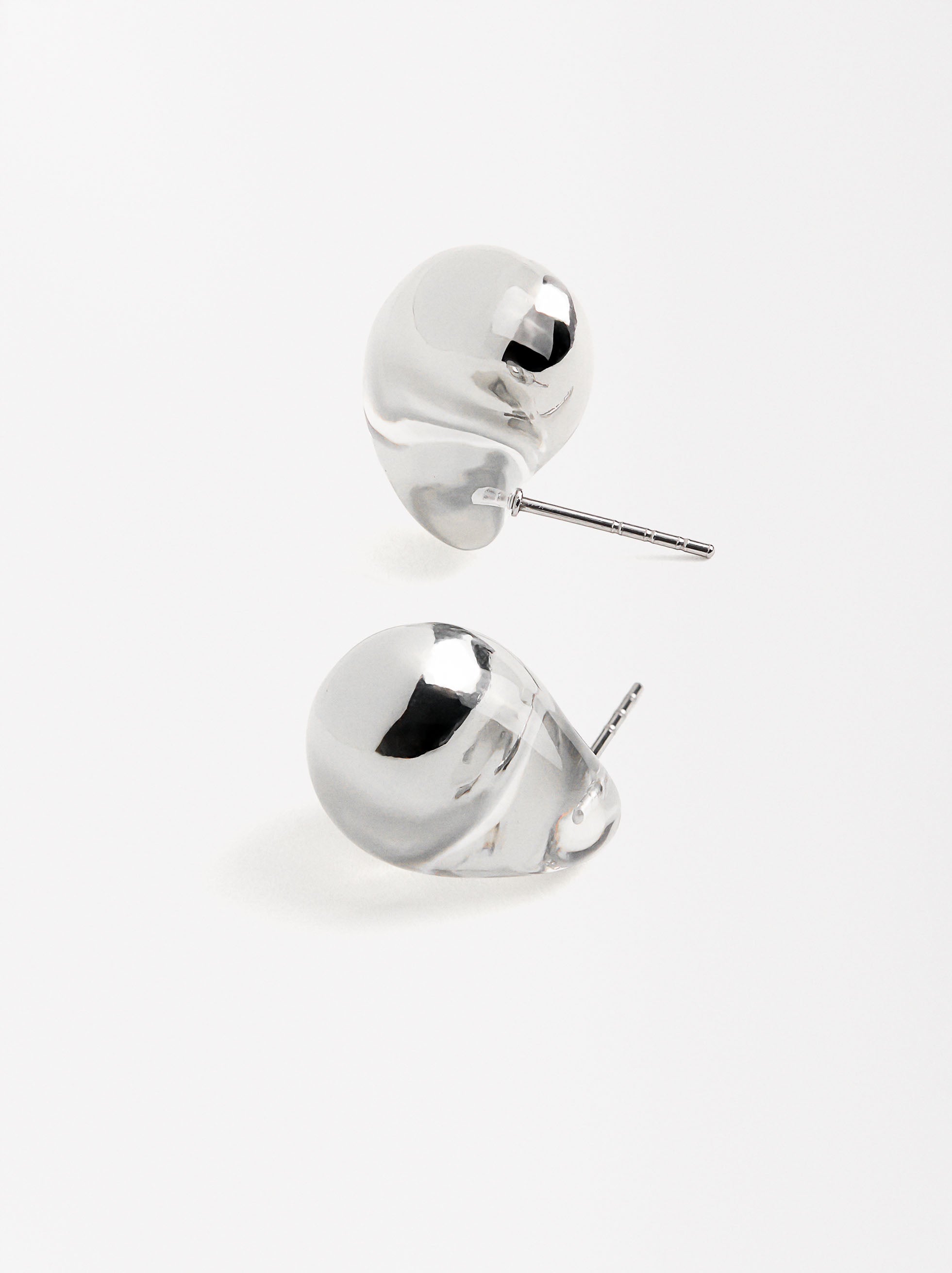 Aretes Gota De Resina