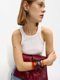 Set De Pulseras Bicolor