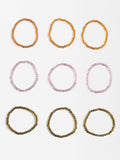 Set De Pulseras Elásticas Transparentes