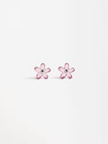 Aretes Flor De Resina