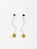 Aretes Onda Transparentes