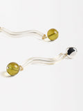 Aretes Onda Transparentes