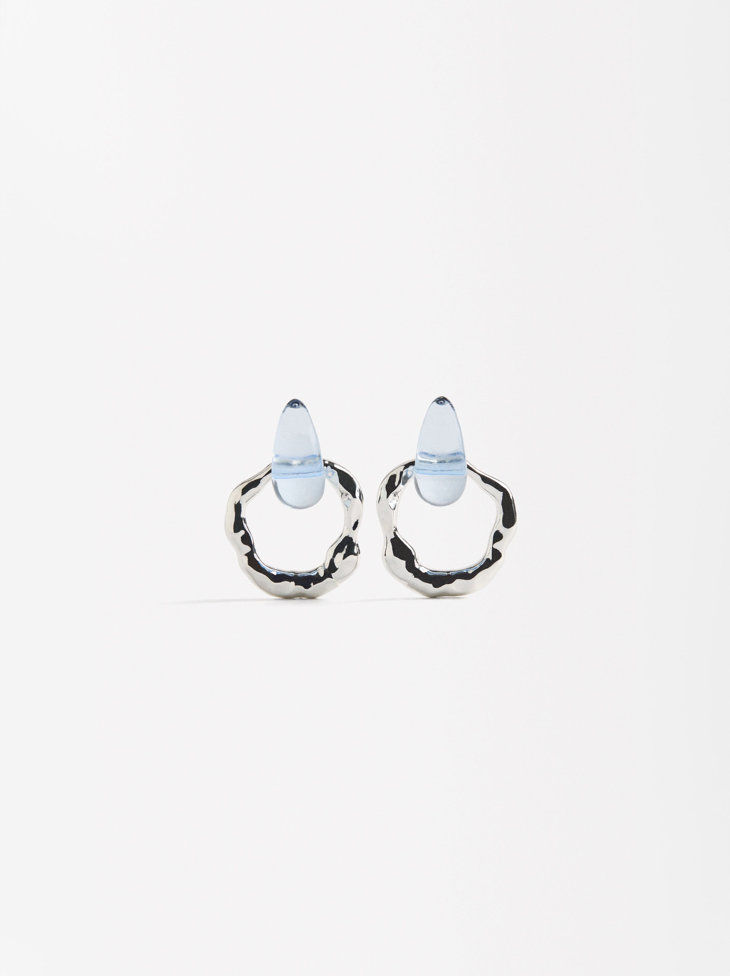 Aretes Maxi Con Resina