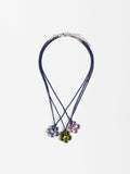 Set De Collares Flores Multicolor
