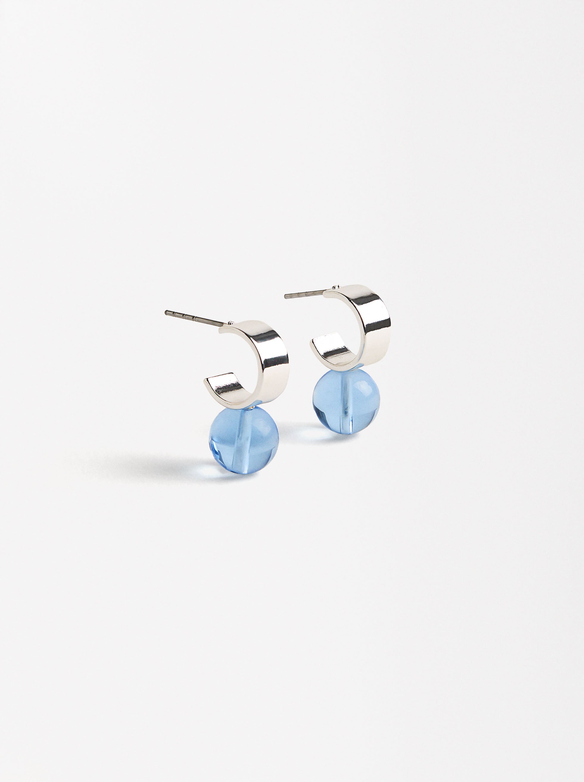 Aretes Abiertos Con Esferas