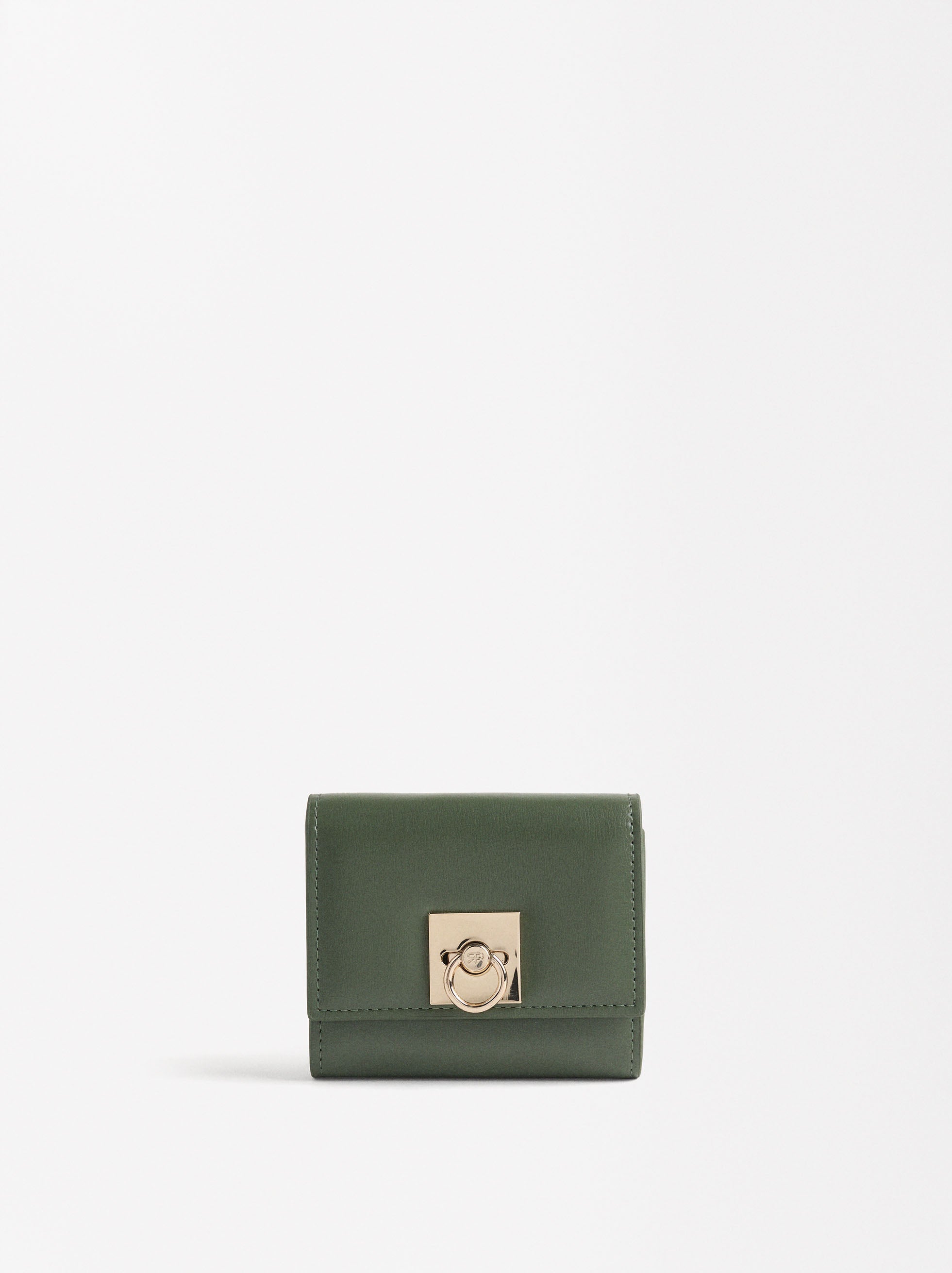 Billetera Con Cierre De Solapa