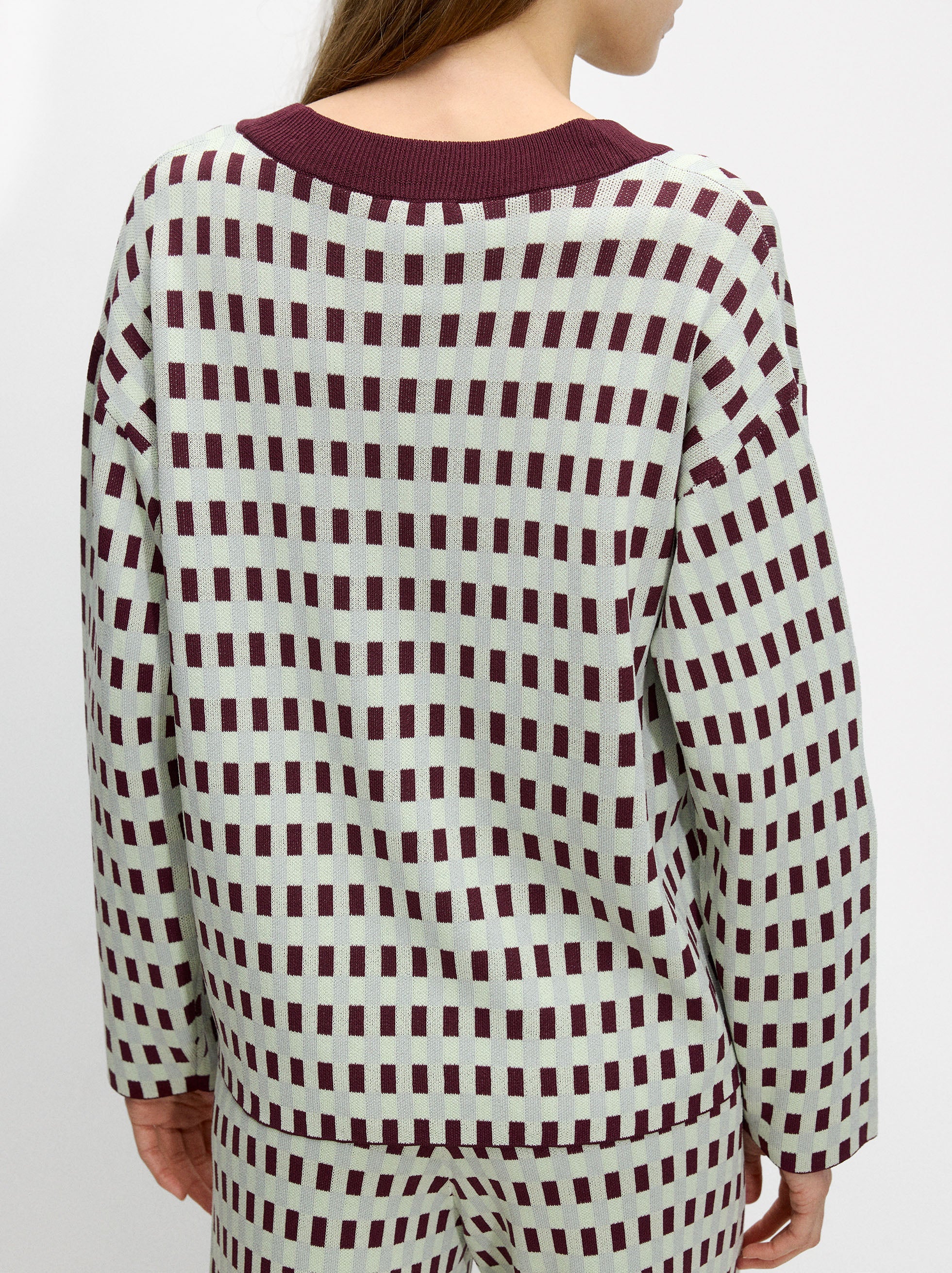 Chompa De Punto Jacquard