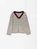 Chompa De Punto Jacquard