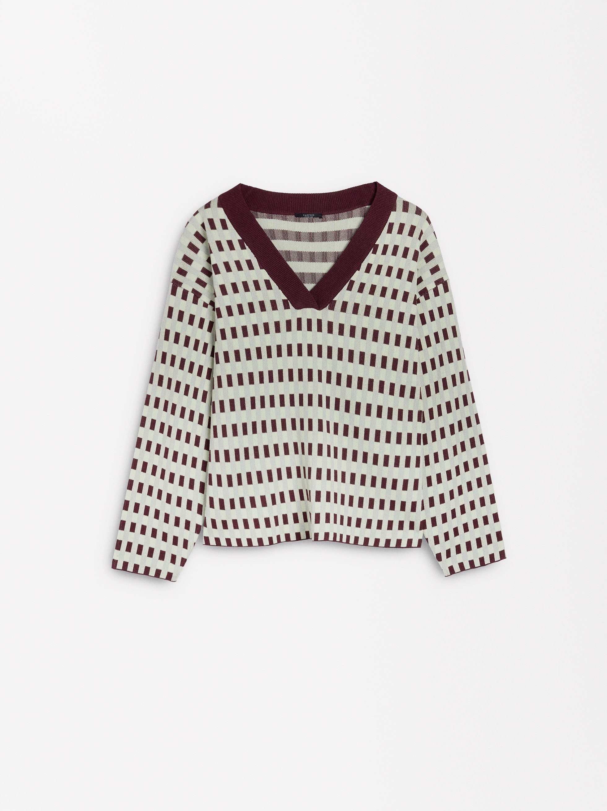 Chompa De Punto Jacquard