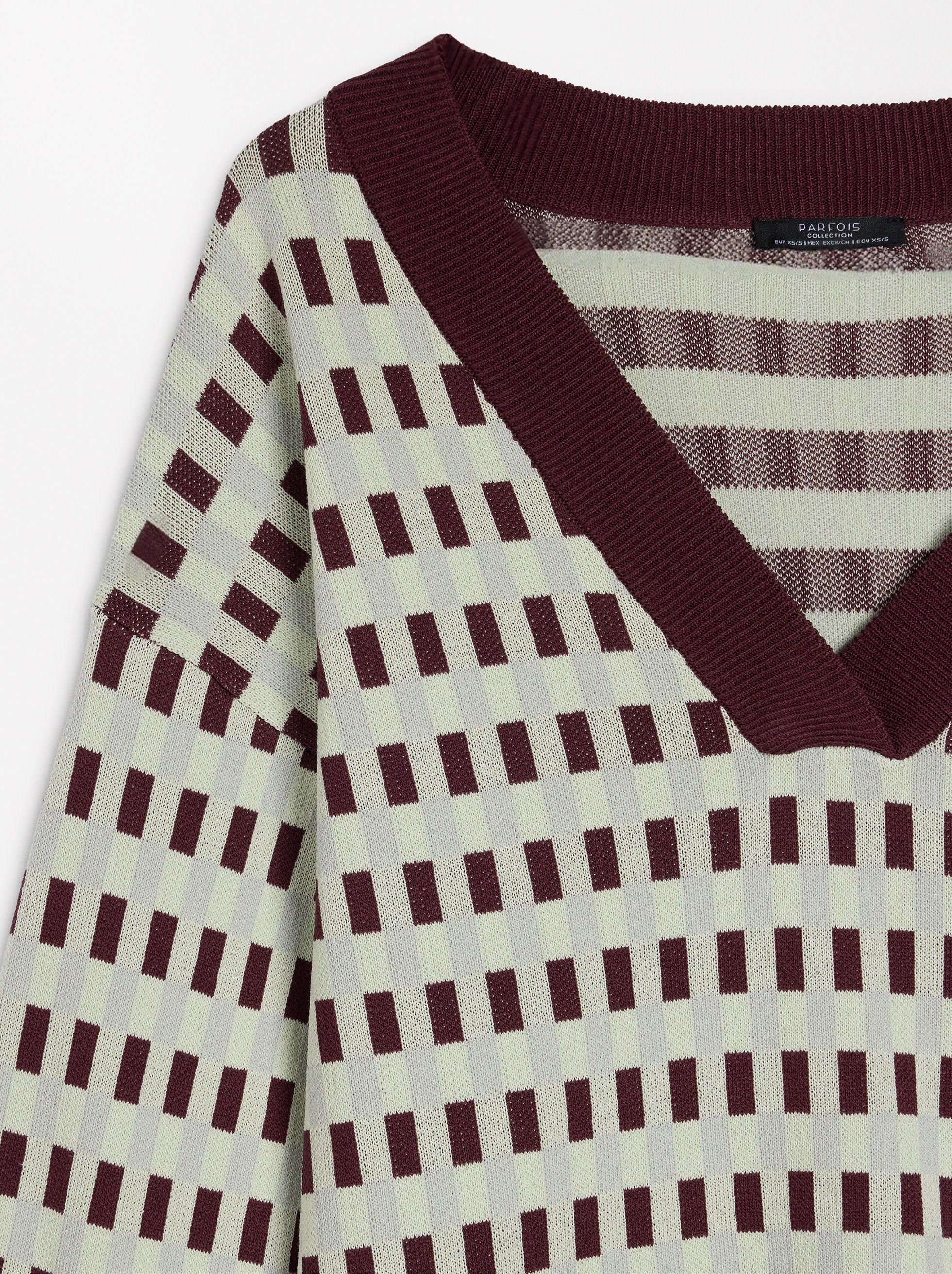 Chompa De Punto Jacquard