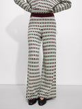 Pantalón De Punto Jacquard