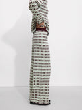 Pantalón De Punto Jacquard