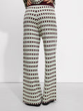 Pantalón De Punto Jacquard